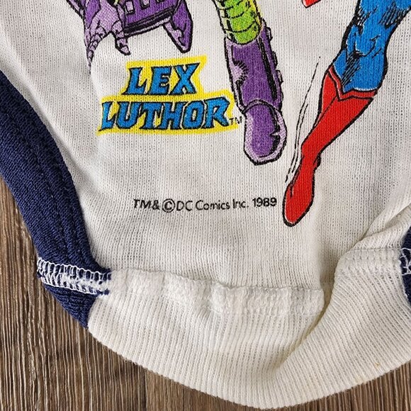 Vintage 1989 Superman & Lex Luthor‎ Boys Size 2 Underwear Fruit Of The Loom - Picture 3 of 7